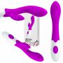Wibrator punktu G Pretty Love Brighty silikonowy burgundowy 20 cm 30 trybów - 3